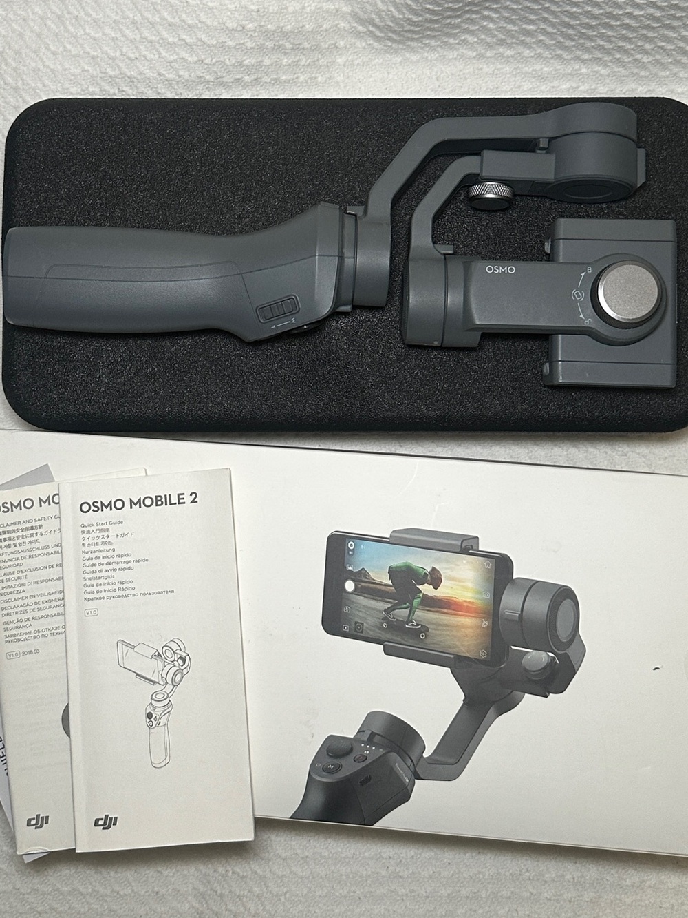 DJI Osmo Mobile 2 Handheld Gimbal - Dark Gray